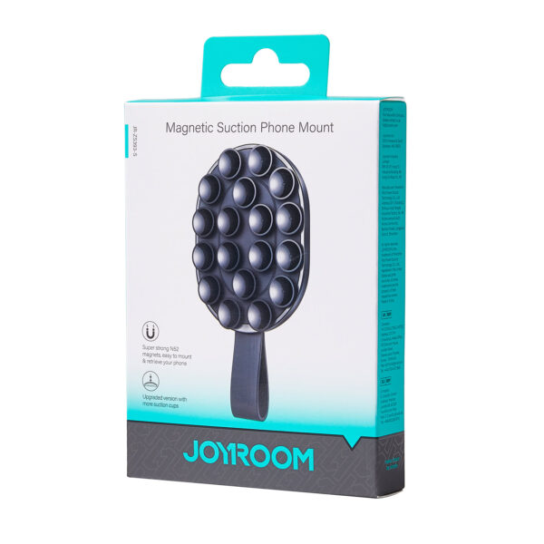Joyroom Magnetic Suction Cup Phone Holder for Universal Use - Black - Image 11