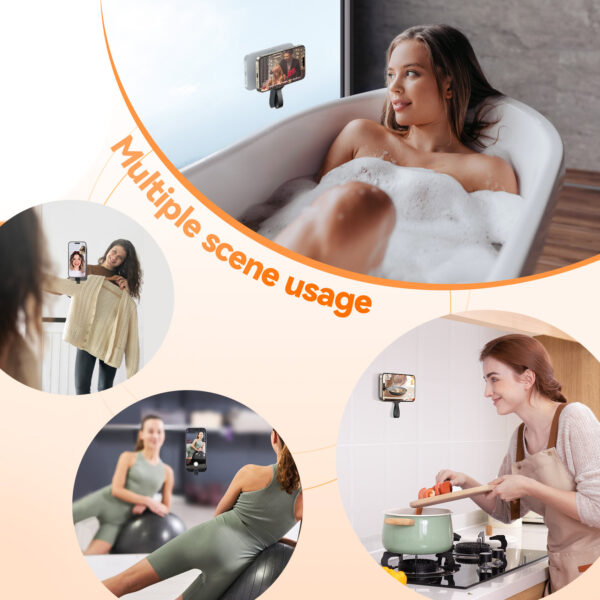 Joyroom Magnetic Suction Cup Phone Holder for Universal Use - Black - Image 8
