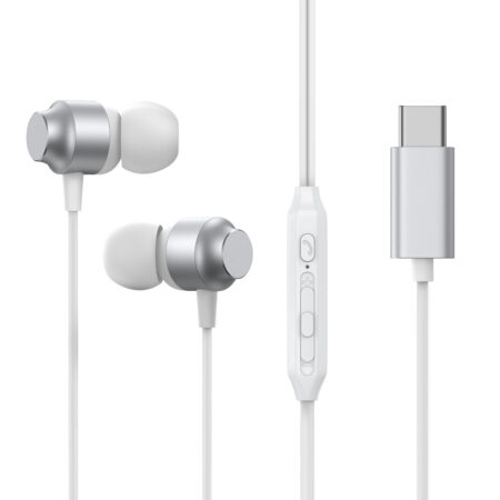 Joyroom Type-C In-Ear Earbuds – NOT suitable for iPhones – Silver