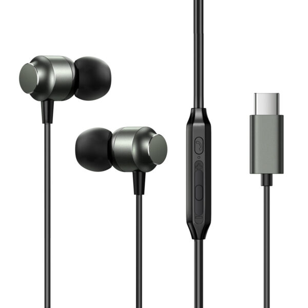 Joyroom Type-C In-Ear Earbuds - NOT suitable for iPhones - Black