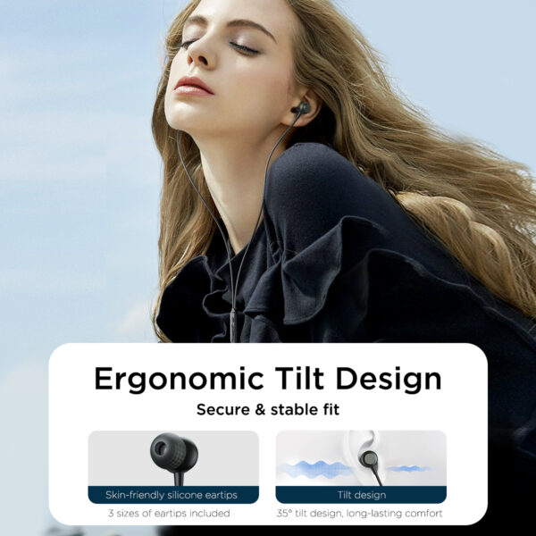 Joyroom Type-C In-Ear Earbuds - NOT suitable for iPhones - Black - Image 9