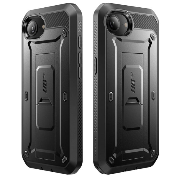 Supcase 360 Backcase case with screen protector iPhone 16e - Black - Image 10