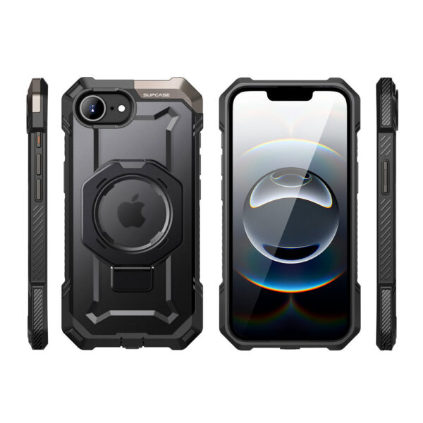 Supcase UB Grip hoesje geschikt voor iPhone 16e - Zwart - Afbeelding 2