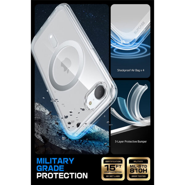 Supcase UB MagSafe iPhone 16e case - Transparent - Image 5