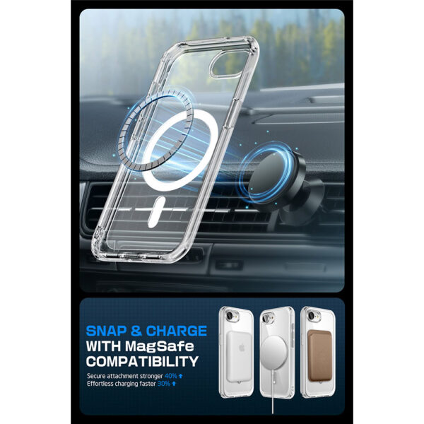 Supcase UB MagSafe iPhone 16e case - Transparent - Image 6