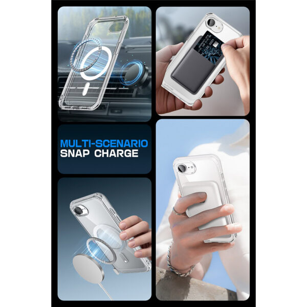 Supcase UB MagSafe iPhone 16e case - Transparent - Image 9