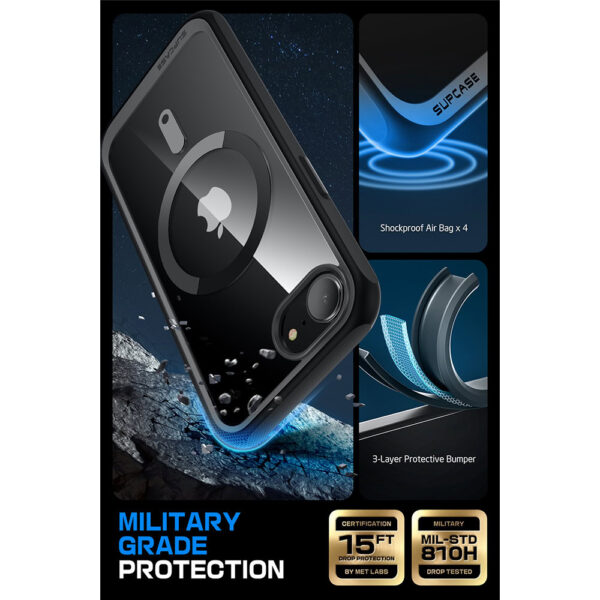 Supcase UB MagSafe iPhone 16e case - Black - Image 5