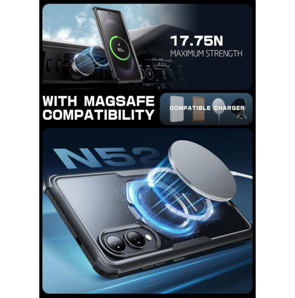 Ares MagStand Samsung Galaxy S25 Edge with MagSafe - Black - Image 6