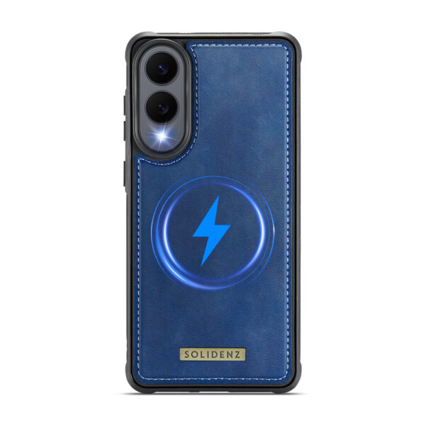 Solidenz 2-in-1 MagSafe Wallet Case for Samsung Galaxy S25 Edge - Blue - Image 4