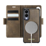 variatie Solidenz 2-in-1 MagSafe Wallet Case voor Samsung Galaxy S25 Edge – Bruin