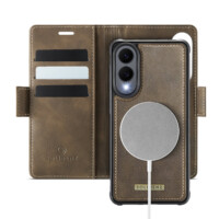 Solidenz 2-in-1 MagSafe Wallet Case for Samsung Galaxy S25 Edge – Brown