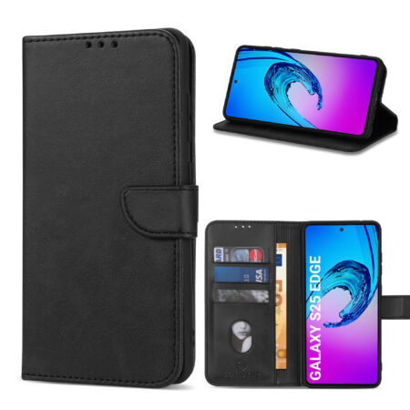 Solidenz bookcase Samsung Galaxy S25 Edge – Zwart