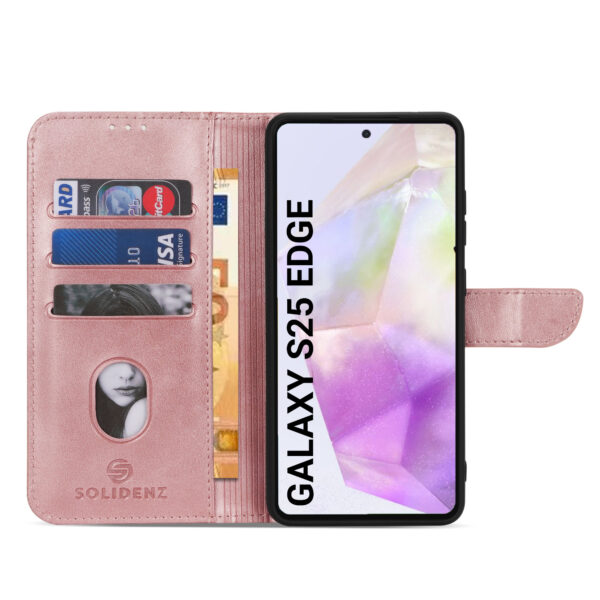 Solidenz bookcase Samsung Galaxy S25 Edge - Marmer - Afbeelding 4