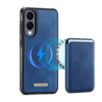 variatie Solidenz MagSafe Wallet Backcover voor Samsung Galaxy S25 Edge – Blauw