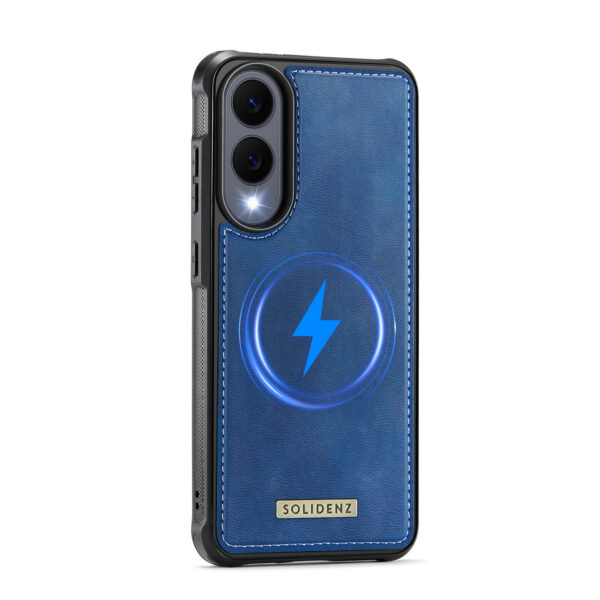 Solidenz MagSafe Wallet Backcover voor Samsung Galaxy S25 Edge - Blauw - Afbeelding 4