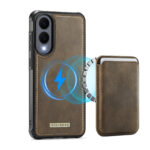 variatie Solidenz MagSafe Wallet Backcover voor Samsung Galaxy S25 Edge – Bruin
