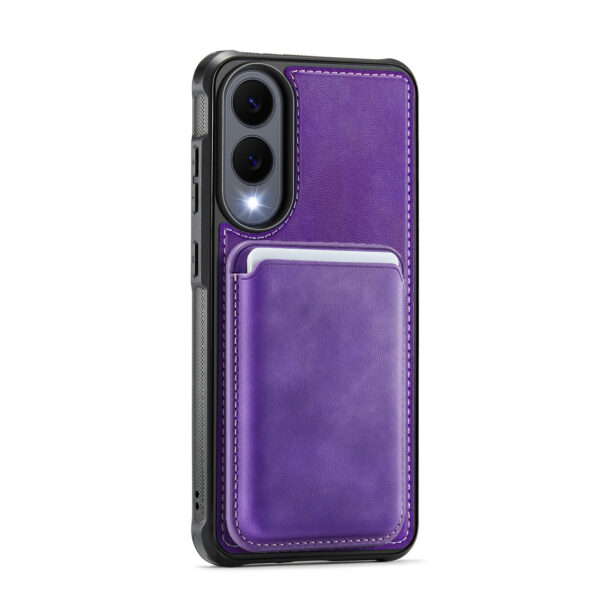 Solidenz MagSafe Wallet Backcover voor Samsung Galaxy S25 Edge - Paars - Afbeelding 2