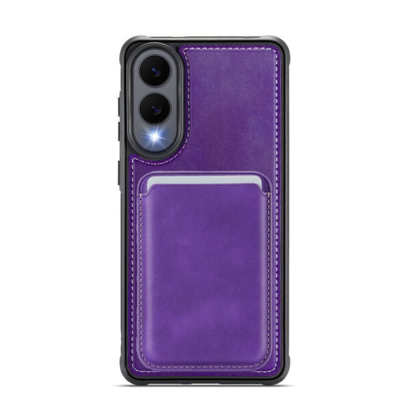 Solidenz MagSafe Wallet Backcover voor Samsung Galaxy S25 Edge - Paars - Afbeelding 3