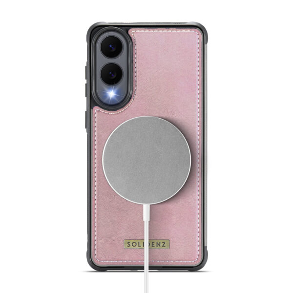 Solidenz MagSafe Wallet Backcover voor Samsung Galaxy S25 Edge - Roze - Afbeelding 6