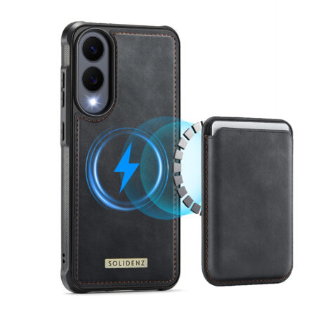 Solidenz MagSafe Wallet Backcover for Samsung Galaxy S25 Edge – Black