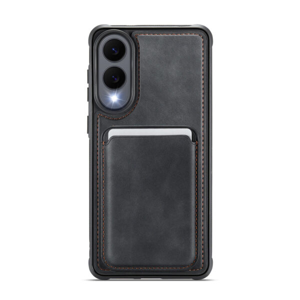 Solidenz MagSafe Wallet Backcover voor Samsung Galaxy S25 Edge - Zwart - Afbeelding 3