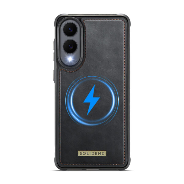 Solidenz MagSafe Wallet Backcover voor Samsung Galaxy S25 Edge - Zwart - Afbeelding 5
