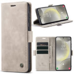 variatie Solidenz Urban Book Samsung Galaxy S25 Edge hoesje – Beige