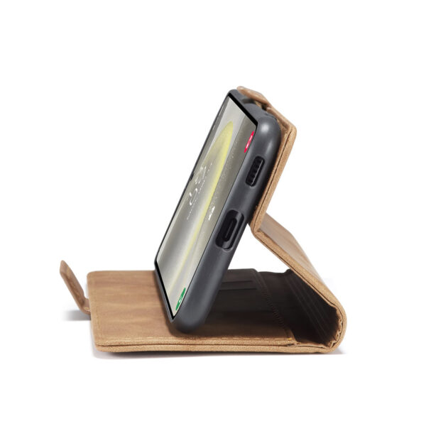 Solidenz Urban Book Samsung Galaxy S25 Edge hoesje - Bruin - Afbeelding 5