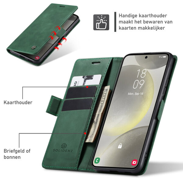 Solidenz Urban Book Samsung Galaxy S25 Edge hoesje - Zwart - Afbeelding 43