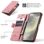 Solidenz Urban Book Samsung Galaxy S25 Edge hoesje - Roze - Afbeelding 6