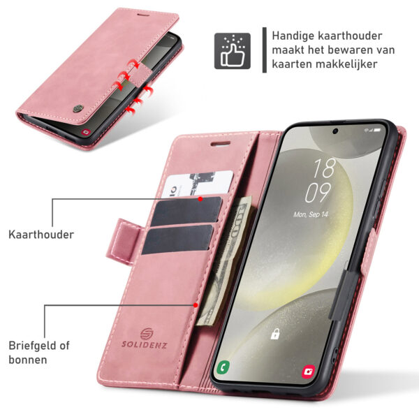 Solidenz Urban Book Samsung Galaxy S25 Edge hoesje - Zwart - Afbeelding 52