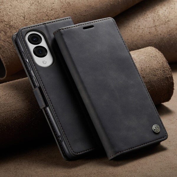 Solidenz Urban Book Samsung Galaxy S25 Edge hoesje - Zwart - Afbeelding 10