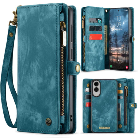 Solidenz Urban Wallet Samsung Galaxy S25 Edge hoesje – Blauw