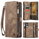 variatie Solidenz Urban Wallet Samsung Galaxy S25 Edge hoesje – Bruin