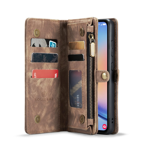 Solidenz Urban Wallet Samsung Galaxy S25 Edge hoesje - Zwart - Afbeelding 25