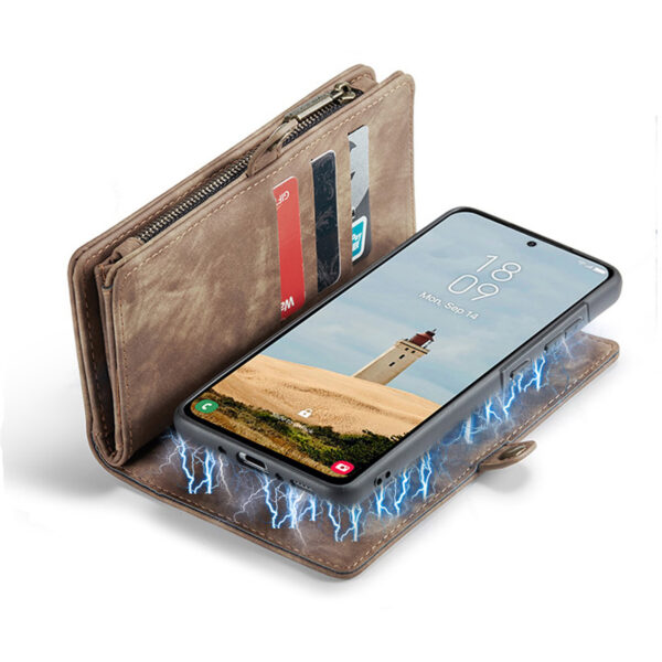 Solidenz Urban Wallet Samsung Galaxy S25 Edge hoesje - Zwart - Afbeelding 30