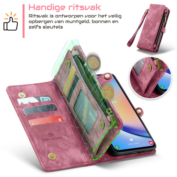Solidenz Urban Wallet Samsung Galaxy S25 Edge hoesje - Zwart - Afbeelding 43