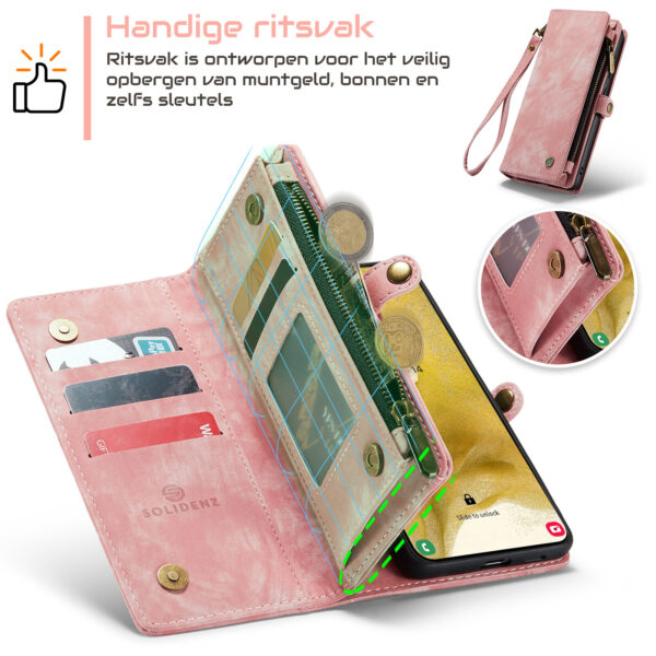 Solidenz Urban Wallet Samsung Galaxy S25 Edge hoesje - Zwart - Afbeelding 54