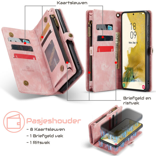 Solidenz Urban Wallet Samsung Galaxy S25 Edge hoesje - Zwart - Afbeelding 53