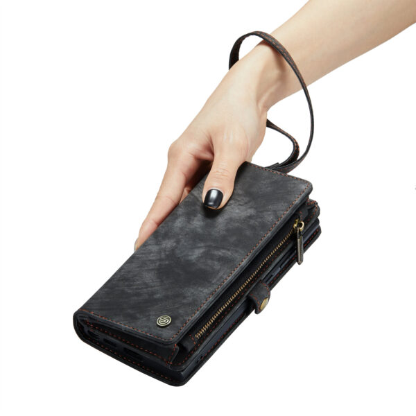Solidenz Urban Wallet Samsung Galaxy S25 Edge hoesje - Zwart - Afbeelding 11