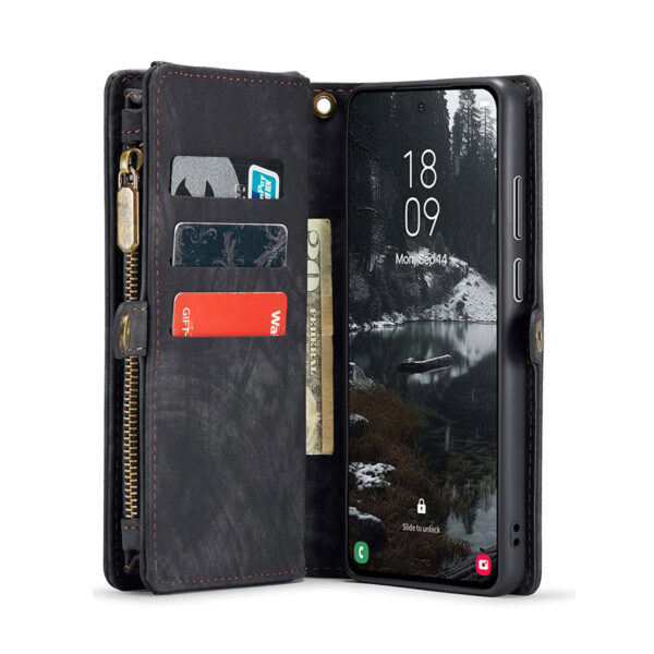 Solidenz Urban Wallet Samsung Galaxy S25 Edge hoesje - Zwart - Afbeelding 4