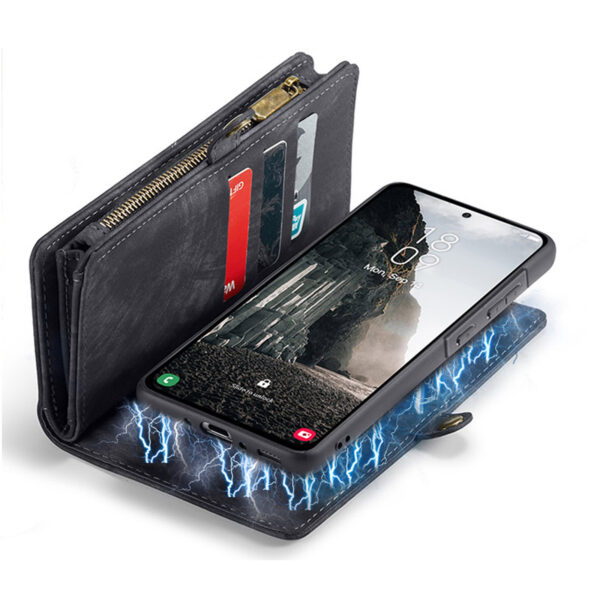 Solidenz Urban Wallet Samsung Galaxy S25 Edge hoesje - Zwart - Afbeelding 8