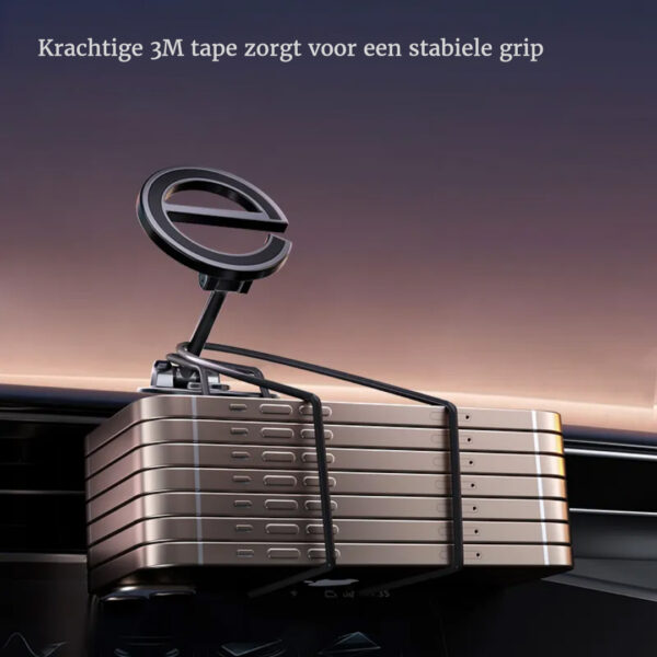 Compacte telefoonhouder met MagSafe - Houder voor op het Dashboard - Afbeelding 5
