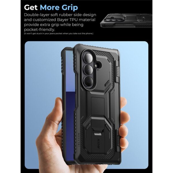 Armorbox Galaxy Z Fold 7 case with screen protector - Black - Image 8