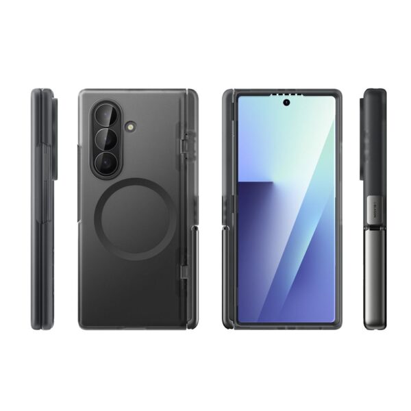 Cosmo Samsung Galaxy Z Fold 7 case with screen protector and MagSafe - Frost Black - Image 2