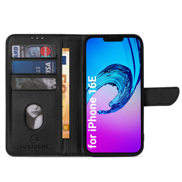 Solidenz bookcase iPhone 16e - Black - Image 4