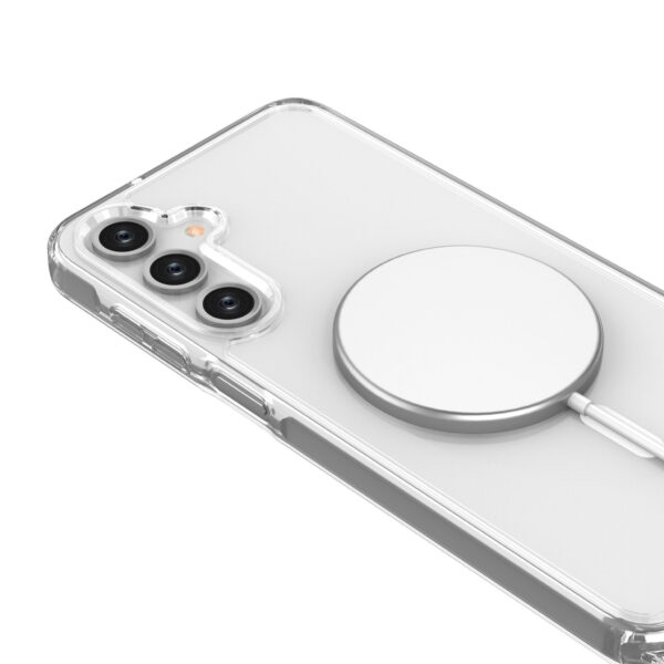 Solidenz Collection Samsung Galaxy A16 case with detachable lanyard - White Pearls - Image 3