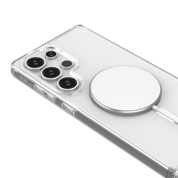 Solidenz Collection Samsung Galaxy S25 Ultra / S24 Ultra case with detachable cord - White Pearls - Image 3