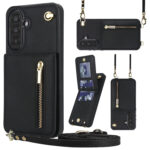variatie Solidenz Fashion Wallet case with cord Samsung Galaxy A56 – Black