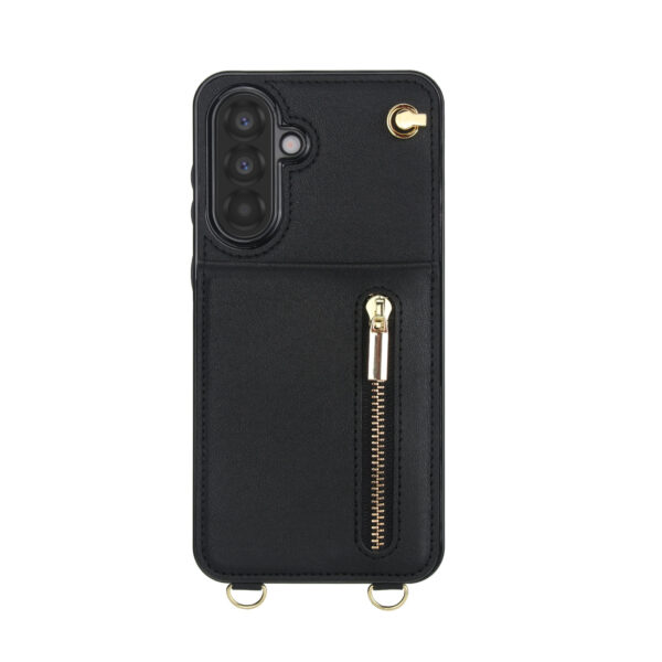 Solidenz Fashion Wallet case with cord Samsung Galaxy A56 - Black - Image 8